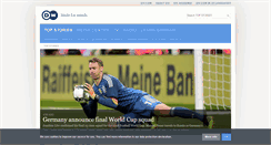 Desktop Screenshot of dw.com